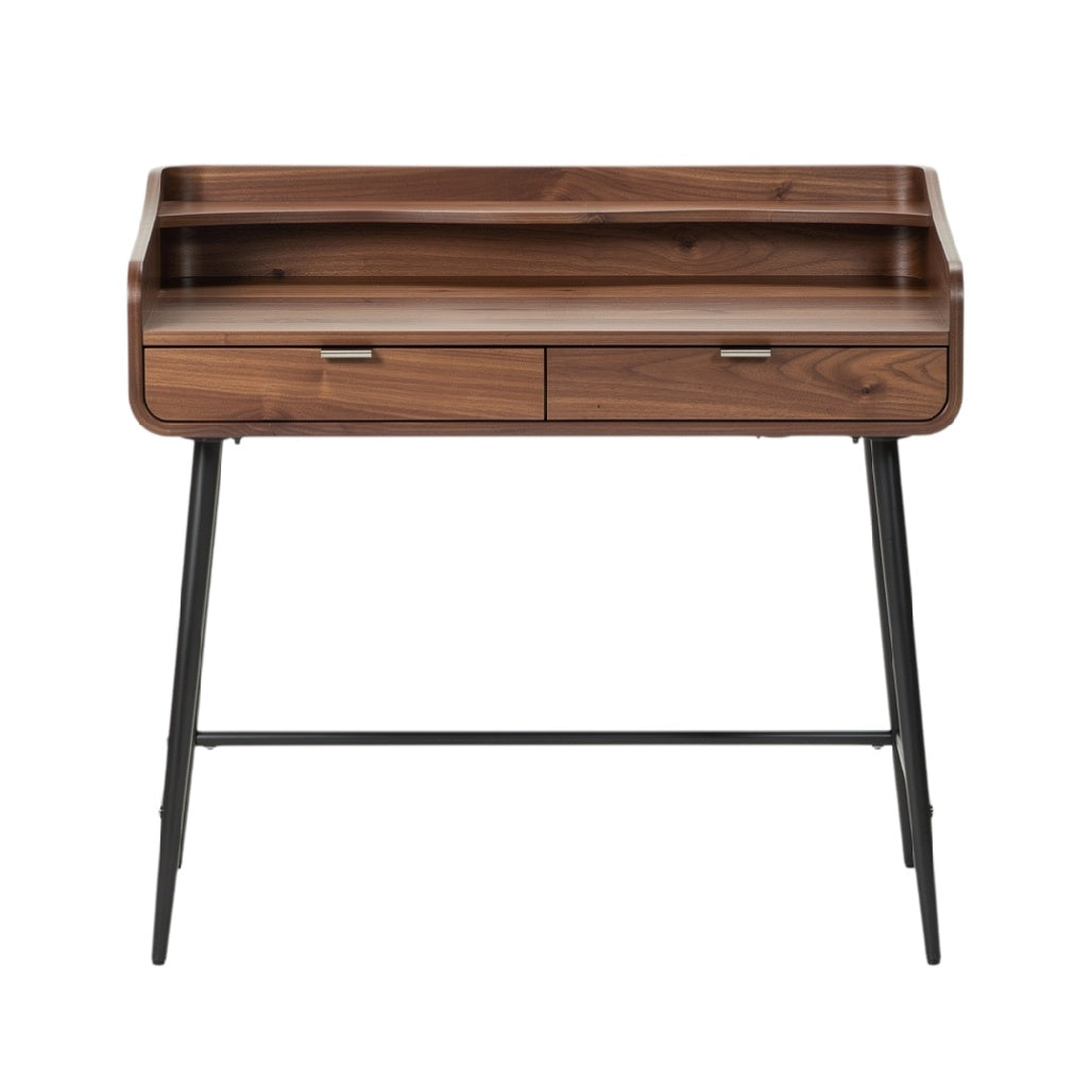 **Bureau en bois avec tiroirs, design moderne et fonctionnel**